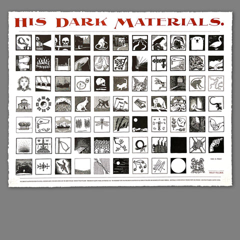 His Dark Materials Broadside, unsigned (open) edition