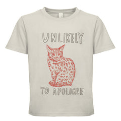 "Unlikely to Apologize," T-Shirt by Dave Eggers.