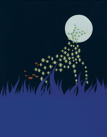 Clare Rojas "Untitled (Horse Constellation)," 2011