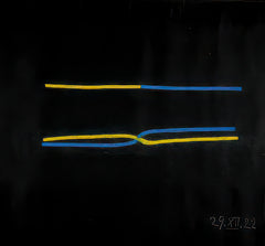 Ultra vibrant blackboard chalk