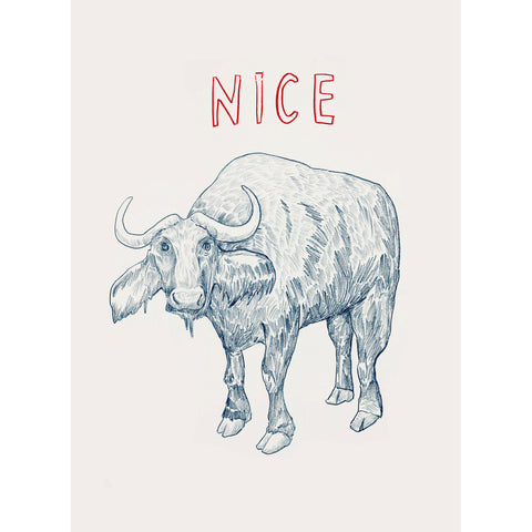 "Nice" Silkscreen by Dave Eggers